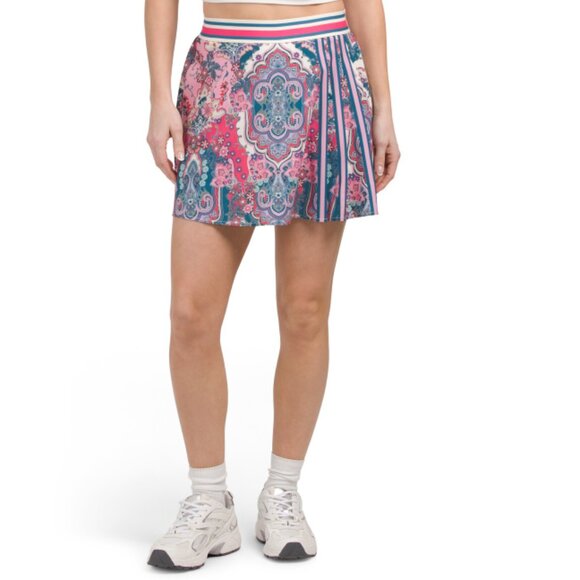 JOHNNY WAS Paisley Tennis Skirt